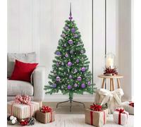 Cervaline Sapin de Noël Artificiel pré-éclairé Vert 150 cm PVC,Maison & Jardin,Décorations,Décorations de Noël & saisonnières,Sapins de noël,2.68 kg-3397004