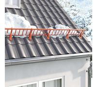 Cervaline Support de Garde Neige 12 pcs Rouge 29,5 x 3 x 34,5 cm Acier,Quincaillerie,Clôtures & barrières,Accessoires pour clôtures & portillons,10.8 kg-42028459