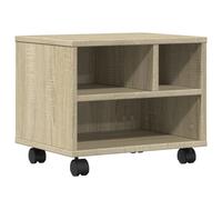 Cervaline Support d'imprimante avec roulettes chêne Sonoma 41x32x34,5 cm,Appareils électroniques,Accessoires pour imprimantes, copieurs et télécopieurs,Supports pour imprimante,9.05 kg-840613