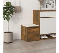 Cervaline Tiroir boîte Chêne fumé 40,5x40x40 cm Bois d'ingénierie,Meubles,Armoires & Meubles de Rangement,Commodes,14.28 kg-820517