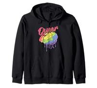 Cerveau Arc-en-Ciel Queer - Cadeau Amusant LGBTQ Pride Sweat à Capuche