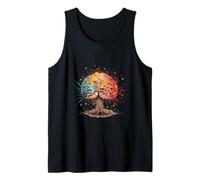 Cerveau Artistique coloré comme Arbre - TDAH autisme Débardeur