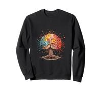 Cerveau Artistique coloré comme Arbre - TDAH autisme Sweatshirt