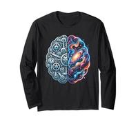 Cerveau coloré Neurosciences Science Art Neurologue Manche Longue