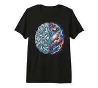 Cerveau coloré Neurosciences Science Art Neurologue T-Shirt Haut de Gamme