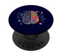 Cerveau étudiant étude Cerveau Scientifique Penser Apprentissage PopSockets PopGrip Adhésif