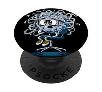 Cerveau Incroyable avec Chaise pour Adultes et Enfants PopSockets PopGrip Adhésif