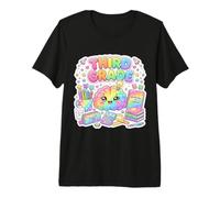 Cerveau Mignon 3e année rentrée Scolaire nseignante T-Shirt Haut de Gamme