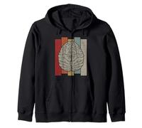 Cerveau rétro Vintage Intelligence Humaine mentale Sweat à Capuche