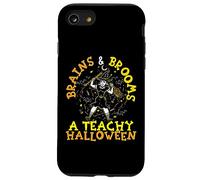 Cerveaux et balais : Un enseignement Effrayant d'halloween Coque pour iPhone SE (2020) / 7/8