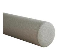 Cervical Oreiller Cylindrique Ergonomique en Coton À MéMoire De Forme 40/50/60/70/90 cm Oreiller Rond Cylindrique Support pour Cou Dos Et Jambes IdéAl pour Voyage Et Maison(Khaki Gray,15cmx50cm)