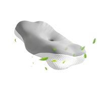 Cervical Support Pillow, Memory Foam Orthopedic Cushion, Pressure Reliefs Contour Design, Neck Alignment Comfort Support Pillow for Home Travel Offices Hotel Health