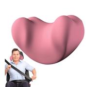 Cervicale pour voiture, en forme de cœur, respirant, confortable avec support ergonomique, de voyage, pour appuie-tête de voiture, pour SUV Camper Bureau