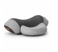 CerviCalm,Masseur Cervical 3 en 1 avec chauffage, Coussin Massant Cervical Chauffant Ergonomique,Oreiller de Massage Nuque et Épaules à Mémoire de Forme,vibration, traction,Intensité réglable (Gris)