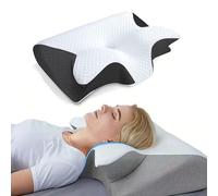 Cervimed Oreiller - Cervimed Ergonomic Medical Pillow, Oreiller Ergonomique Cervical, OrthopéDique Cervicales (Noir)