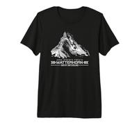 Cervin Suisse Alpes Zermatt Randonnée Montagne Aventure T-Shirt Haut de Gamme