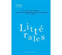 « Ces murs sont mon trophée » : commentaires et appropriations des écritures exposées (XVIe-XVIIIe siècle) (n° 49) Année 2022 - Fabrice Moulin - Pu.paris Nanterre - broché - Revue