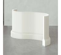 Ces séparateurs de pièce Portables en Papier, écrans de confidentialité d'intérieur, cloisons en Papier empilables, écrans de confidentialité Pliables, séparateurs de pièce en Papier alvéolé