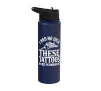 Ces tatouages étaient un humour de tatouage amusant permanent Stainless Steel Insulated Water Bottle