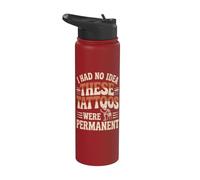 Ces tatouages étaient un humour permanent Stainless Steel Insulated Water Bottle