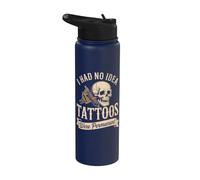 Ces tatouages étaient un humour permanent Stainless Steel Insulated Water Bottle