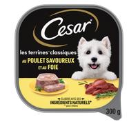 CESAR ALIMENT CHIEN TERRINE CLASSIQUE POULET1 BARQ 300 GR