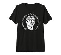 César Augustus Premier Empereur Romain T-Shirt Haut de Gamme