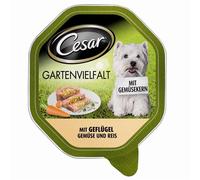 Cesar Barquette Terrine de jardin avec volaille garnie d'un mélange de riz et de légumes (150 g)