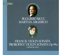 Ruggiero Ricci – Franck / Prokofiev : Musique pour violon et piano – CD – Harmonia Mundi