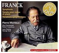 César Franck : Symphonie, Sonate pour violon et piano, Variations Symphoniques
