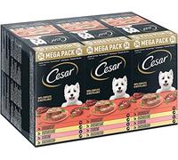 Cesar Megapack - Terrine Classique - Nourriture Humide pour Chien dans Un Bol - 4 variétés en Multipack - 24 x 150 g