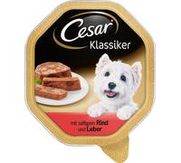 Cesar nourriture humide classique sélection avec bœuf et foie 150g