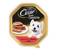 Cesar Recettes Classiques Tendre pâté avec Veau et Poulet - 14 bacs