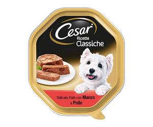 Cesar Recettes Classiques Tendre pâté avec Veau et Poulet - 14 bacs
