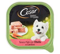Cesar Tenero Paté avec Veau à Carottes Sélections du Jardin, 300g