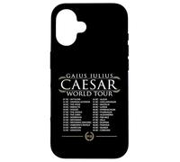 César World Tour Histoire Romaine drôle Coque pour iPhone 16