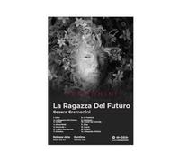 Cesare Cremonini Affiche d'art de l'album de musique La Ragazza Del Futuro Couverture Tracklist Cadeau Cool Chanteur Décoration de chambre Poster Toile Décoration murale Impression Photo Peintures