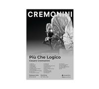 Cesare Cremonini Affiche d'art de l'album de musique Più Che Logico Couverture de la liste de suivi des fans Cadeau sympa Décoration de chambre à coucher Poster sur toile Décoration murale pour salon
