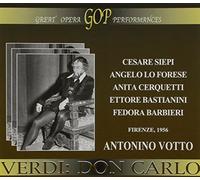 Cesare Siepi, Angelo Loforese, Anit - Verdi: Don Carlos (Firenze, June 6 [Import]