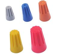 CESFONJER 158 PCS Bornes de Connexion, Automatique Rapide Connecteur de Fil de Câble Vis de connexion de câble électrique, capuchon de connecteur, avec insert à ressort, écrous de torsion