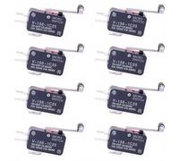 CESFONJER Micro switch limit v- 156-1C25 Longue Charniere Levier a Galet Bras SPDT action snap lOT (8PCS)