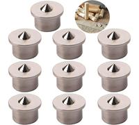 CESFONJER Outil de Centrage de Goujon d'Alignement de Bois Pointe le Centre de perçage de marqueur, 8 mm (10 Pcs)