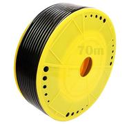 CESFONJER Tuyau Pneumatique, tube pneumatique de tuyau d'air OD 8 mm x ID 5 mm, tuyau d'arrosage pour compresseur d'air (noir, 70 m)