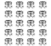 CESFONJER Vis Adaptateur, 1/4'' à 3/8'' Filetage Vis, Vis Adaptateur Caméra, pour Monopode de Trépied de Caméra ou Support (20pcs)
