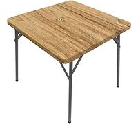 CESGFC Nappe en planches de bois, impression de texture de planche de bois, bord élastique, convient pour la cuisine, les fêtes, les pique-niques, convient pour table carrée de 81,3 x 81,3 cm