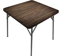 CESGFC Nappe en planches de bois, impression de texture de planche de bois, bord élastique, convient pour la cuisine, les fêtes, les pique-niques, convient pour table carrée de 81,3 x 81,3 cm