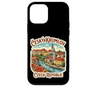 Cesky Krumlov République tchèque Souvenir de Voyage Cadeau de Ville Coque pour iPhone 12 Mini