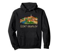 Cesky Krumlov Tchéquie Souvenir de Voyage Ville Cadeau Monument Sweat à Capuche