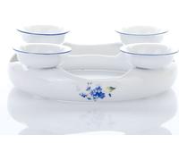 Český porcelán, a.s., Dubí Chandelier de l'Avent pour 4 bougies, 10 cm, pomnečnice, Český porcelán