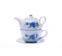 Český porcelán, a.s., Dubí Ensemble de tasses et de théières Sonne, porcelaine, oubli, Dubí